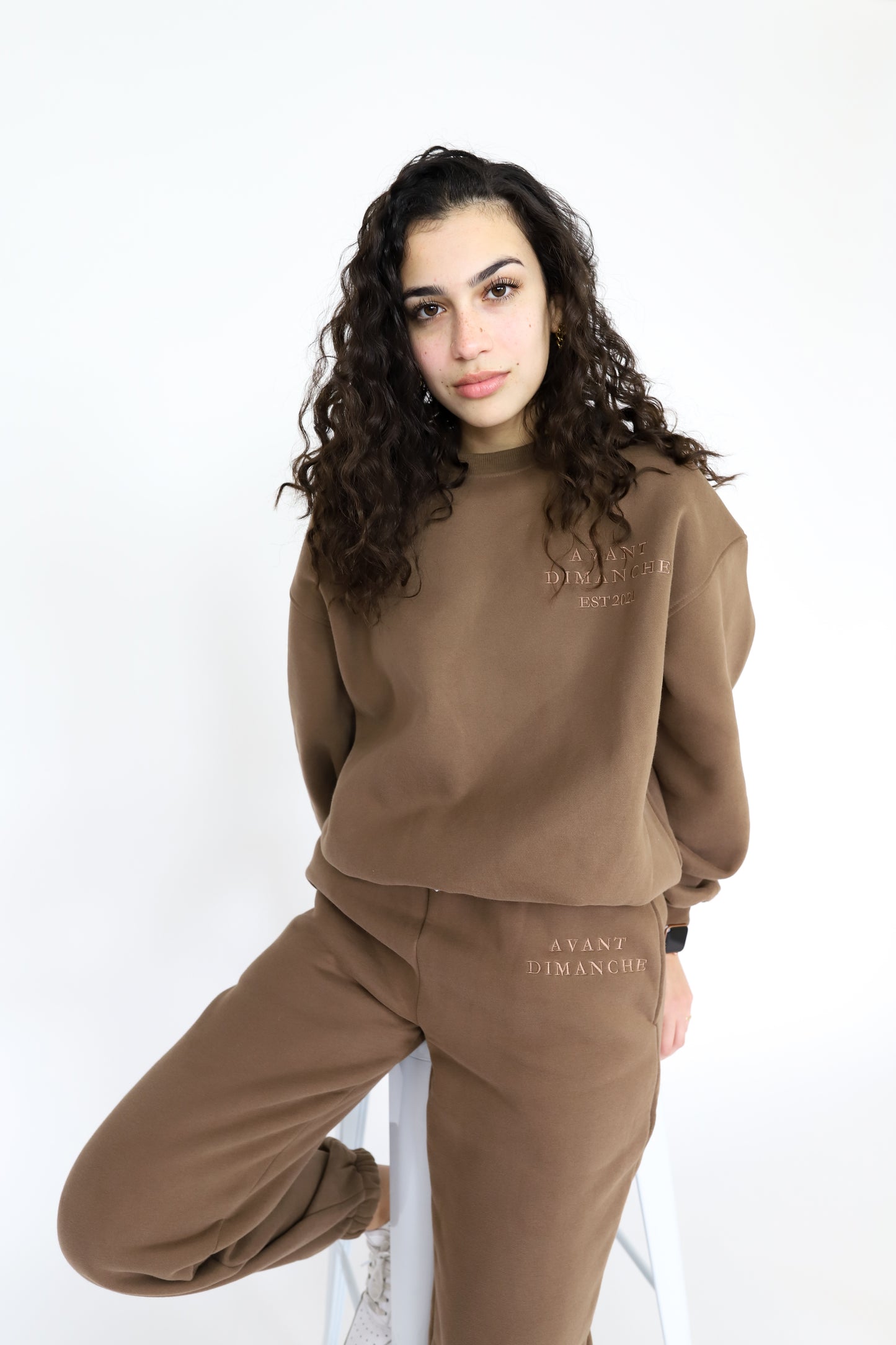 Chocolate Brown Thick Oversized Sweatpants – Warmupactivewear
